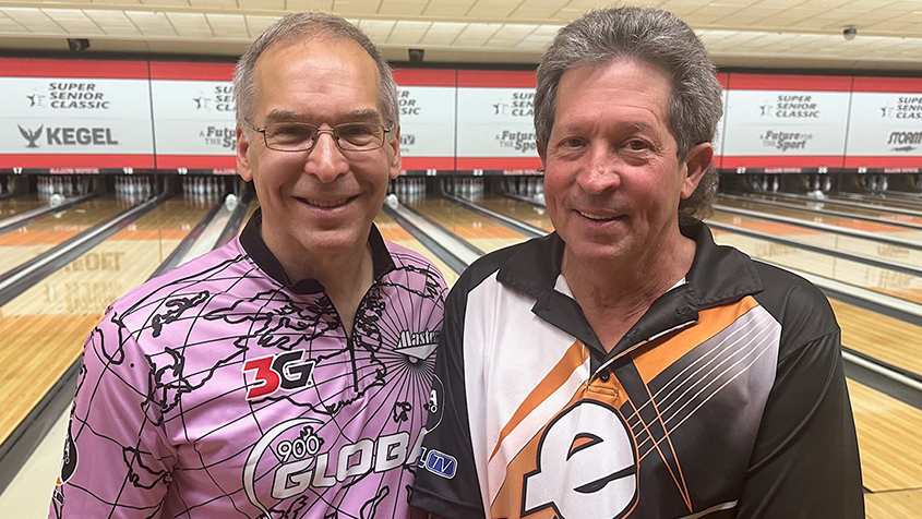 Jack Jurek and Skip Pavone at 2024 Super Senior Classic