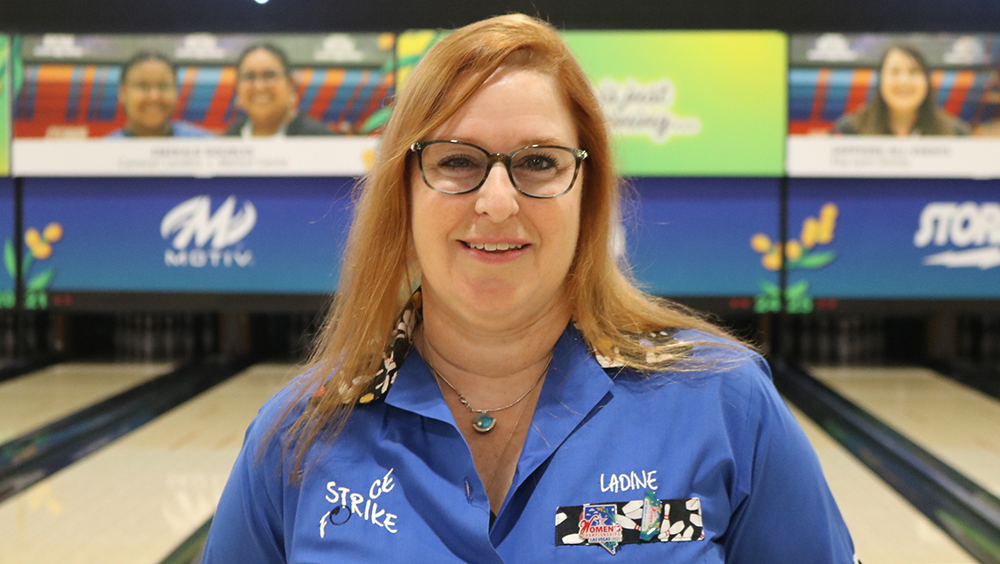 Ladine Jones at the 2025 USBC Women's Championships