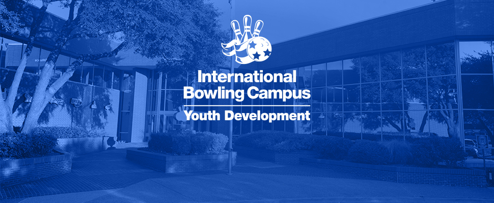 IBC Youth logo with International Bowling Campus building in background