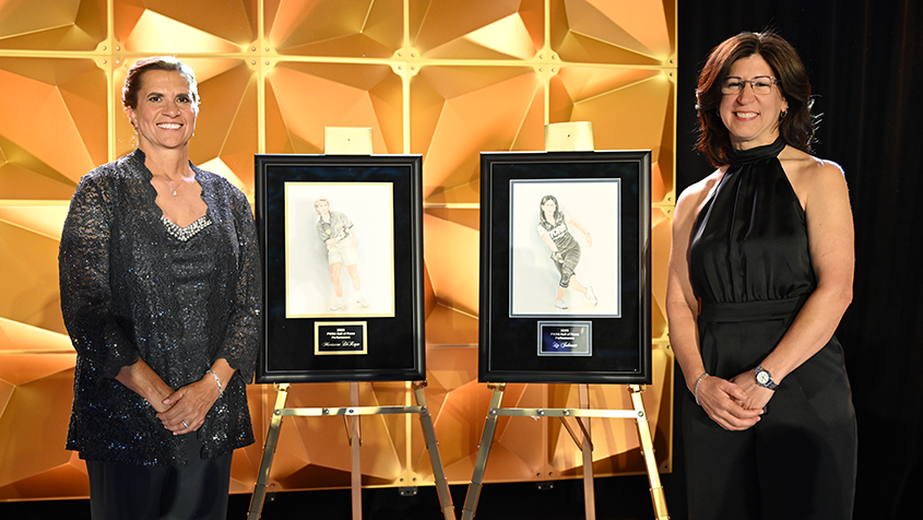 Marianne DiRupo and Liz Johnson