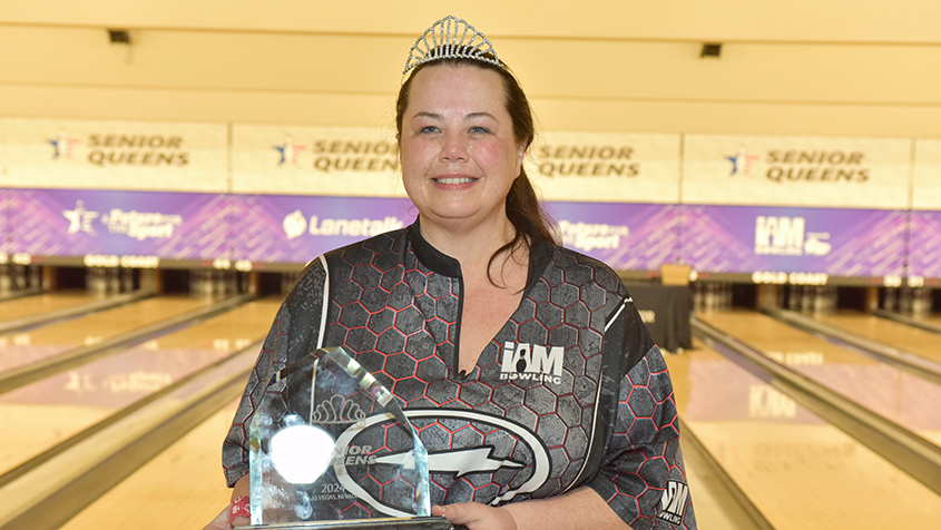 Kathy Ledford after winning the 2024 Senior Queens