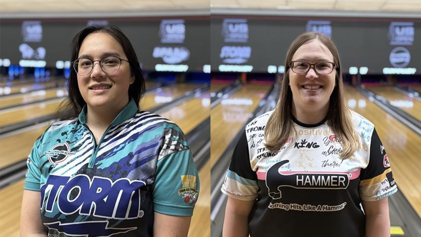 Jaelle Hamman and Kerry Smith after Day 3 of qualifying at the 2025 U.S. Women's Open