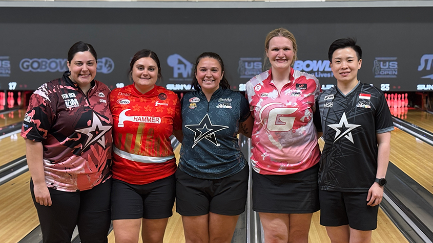 The five that are competing in the stepladder finals at the U.S. Women's Open